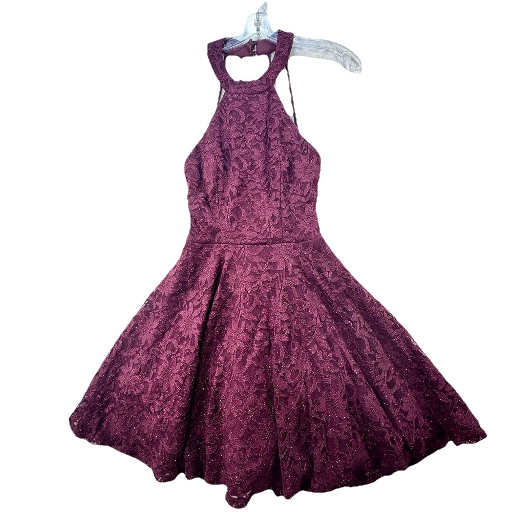 VTG Y2k B Smart Dress Size 3 Glitter Purple Whimsigoth Romantic Dark Fairy‎ Prom